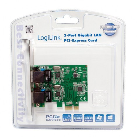 Logilink | Network adapter | Ethernet | Fast Ethernet | Gigabit Ethernet | PCI Express 2.0 - 2